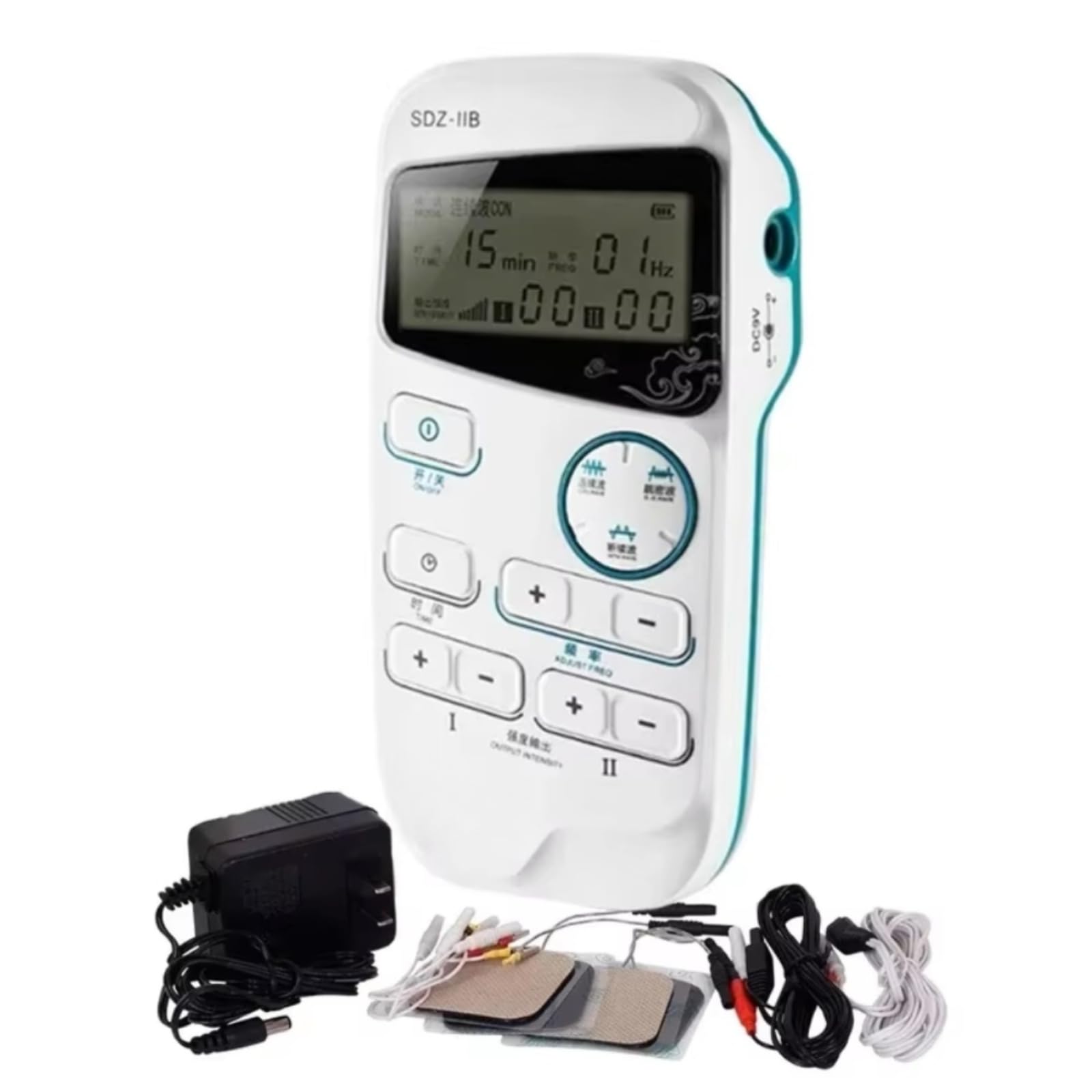 Hcircome SDZ-IIB acupuncture massager front view for compact home use and everyday relief.
