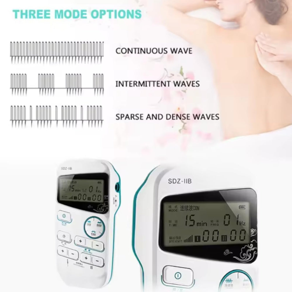 Hcircome SDZ-IIB electro-acupuncture massage relieves tension using non-invasive electrical pulses.