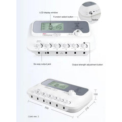 Hcircome SDZ-III massager LCD display showing current settings