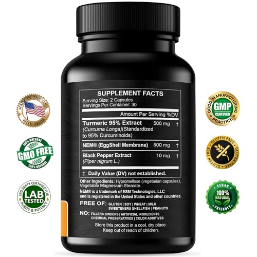HCL collagen-turmeric formulation bottle showing premium joint blend