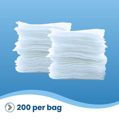 HCS bulk gauze sponges packaging; 2000-count case