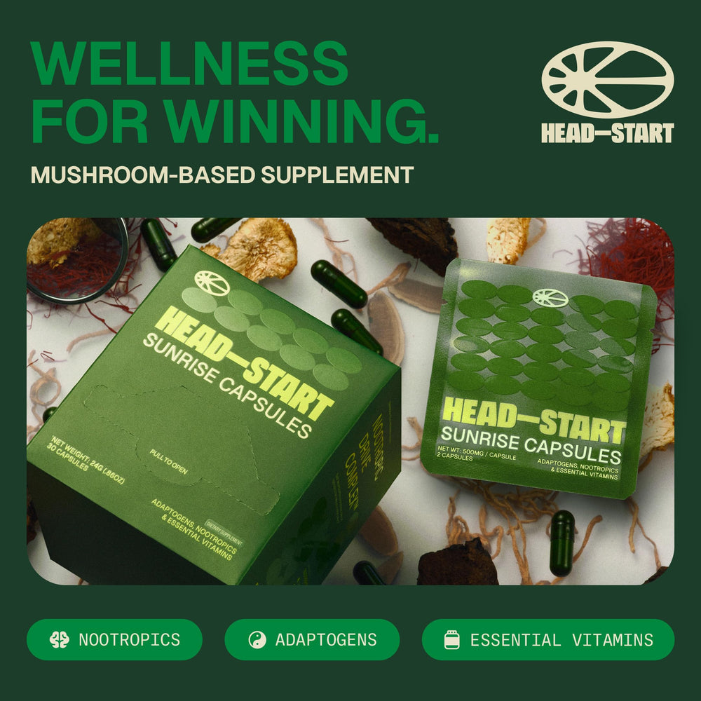 HEAD-START Sunrise third-party tested seal reinforces purity and safety.