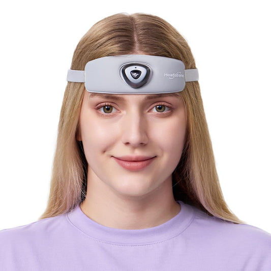 HeadaTerm-2 forehead cap placement for targeted relief and comfortable wear.
