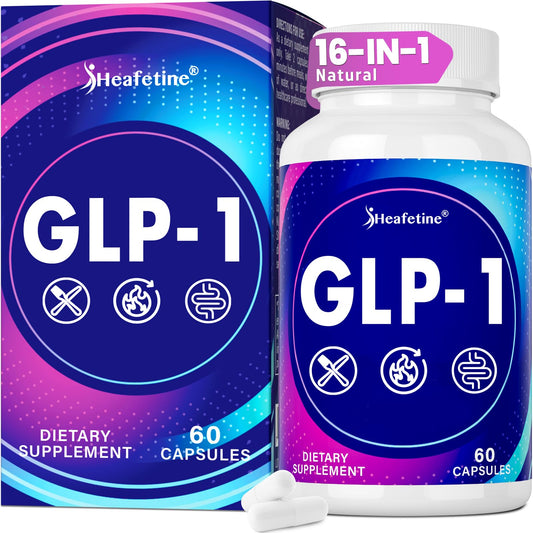 Heafetine GLP-1 bottle front view for easy daily use.