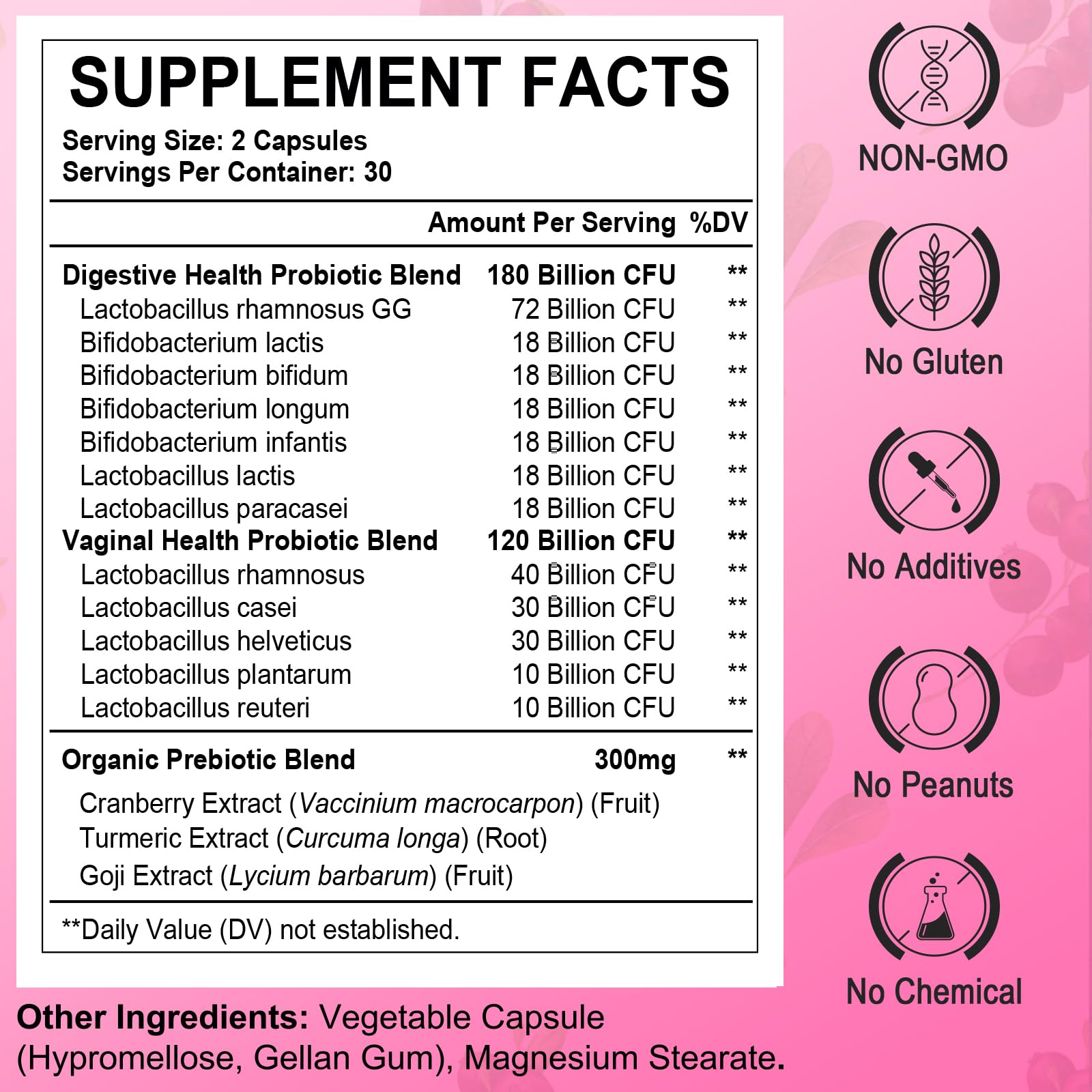 Close-up of Heafetine probiotic capsules for easy daily use