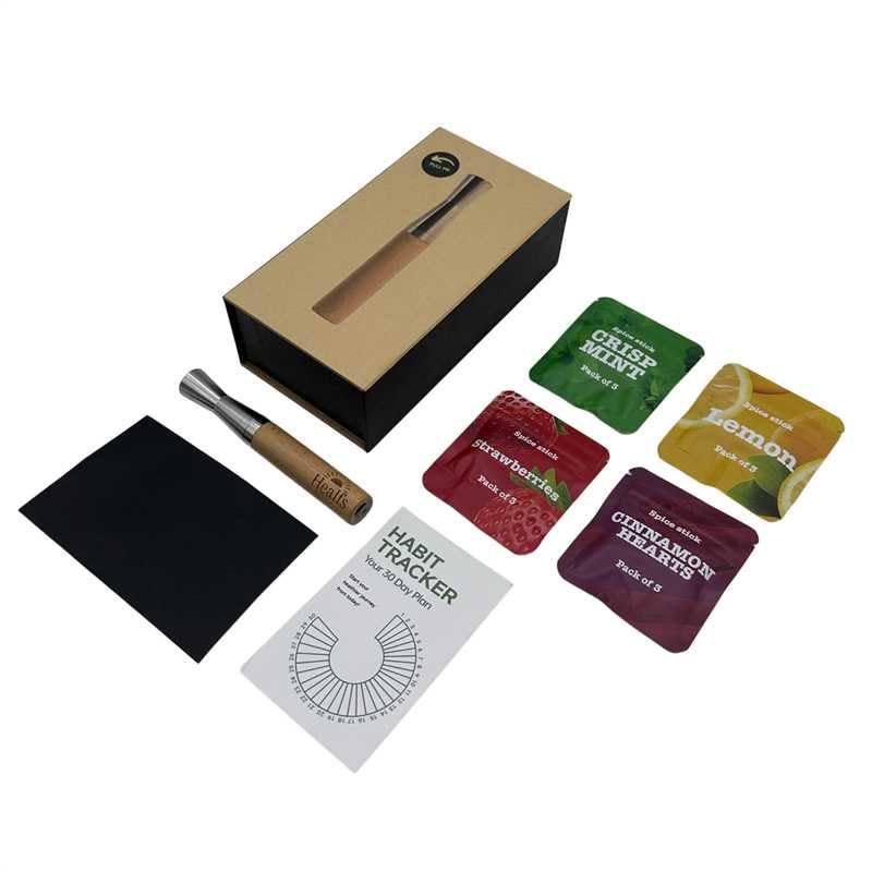 Healfs smokeless inhaler gift-ready packaging suggests a thoughtful wellness gift.