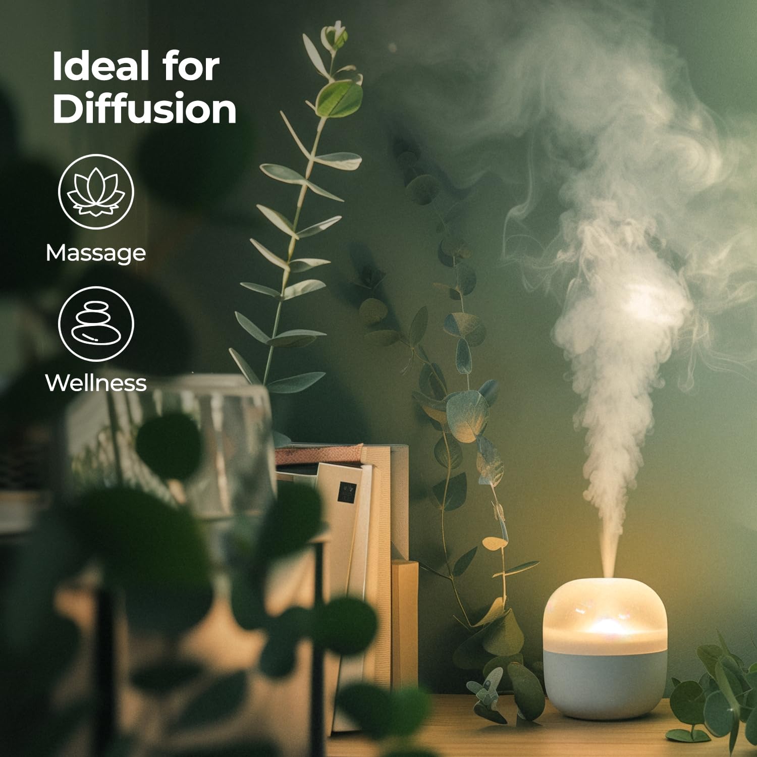 Healing Solutions organic eucalyptus oil ideal for fall diffuser blends.