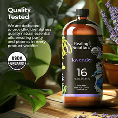 Healing Solutions lavender oil skin care drops for gentle daily routines.