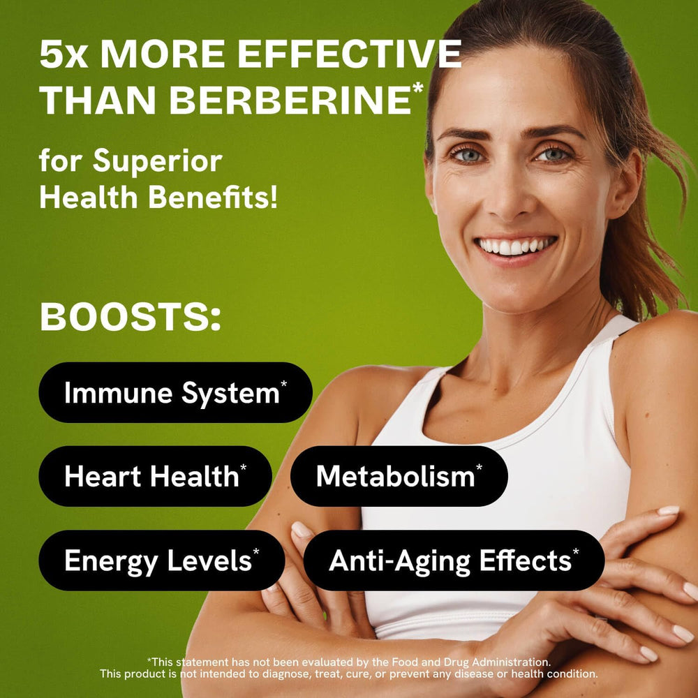 HealMeal Dihydroberberine bottle front displays organic formula