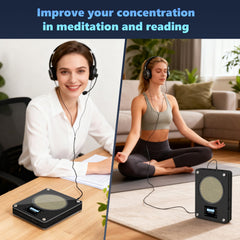 HealPul in a calm bedroom setup suitable for bedtime sessions