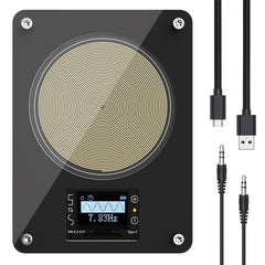HealPul Rechargeable Frequency Generator front view showing compact design for meditation