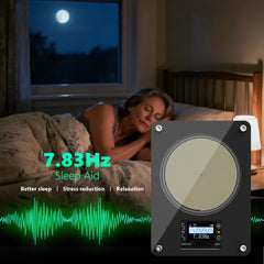 HealPul device side panel with controls for flexible frequency options