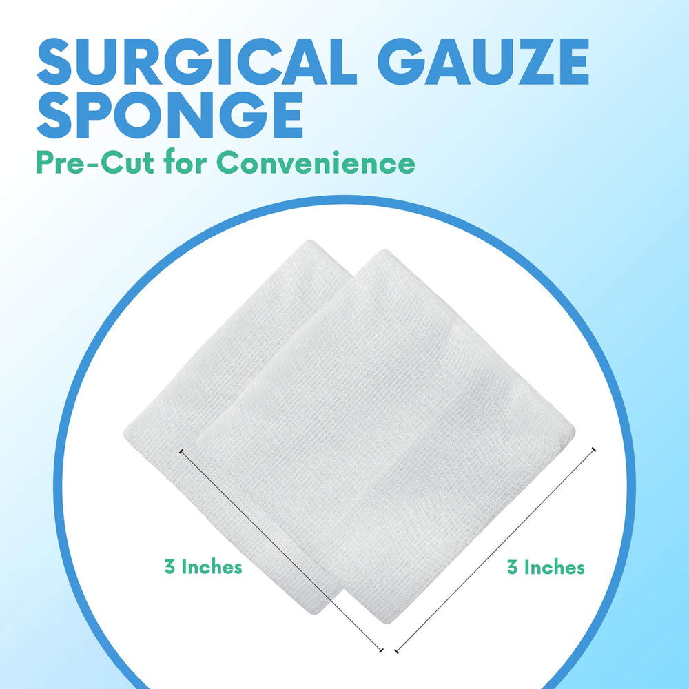 Healqu bulk sponges are lint-free and suitable for clean, everyday clinical use.