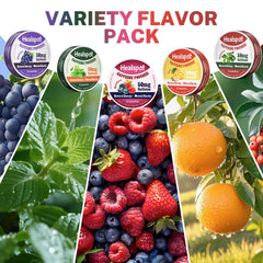 Healspot mixed berry flavor caffeine pouch pack offers rapid concentration with taste