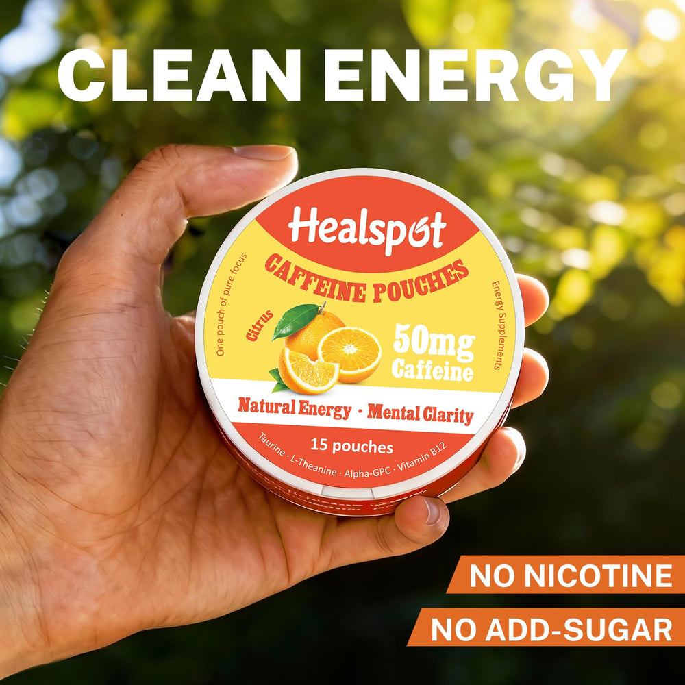 Healspot open tin image shows portable storage for on-the-go pouches