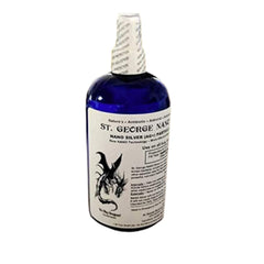 HEALTH AND MED.COM St. George Nano Silver bottle with 68 PPM colloidal silver for daily use