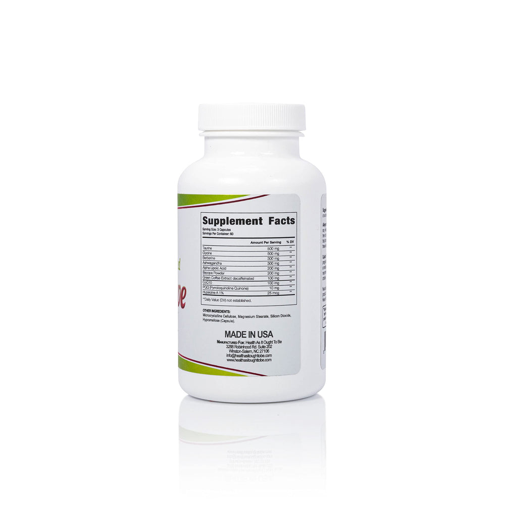 Brain Save capsules close-up shows doctor-formulated blend for cognitive wellness potential