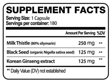 Health As It Ought To Be Liver Syn3rgy ingredients close-up for natural formulation.