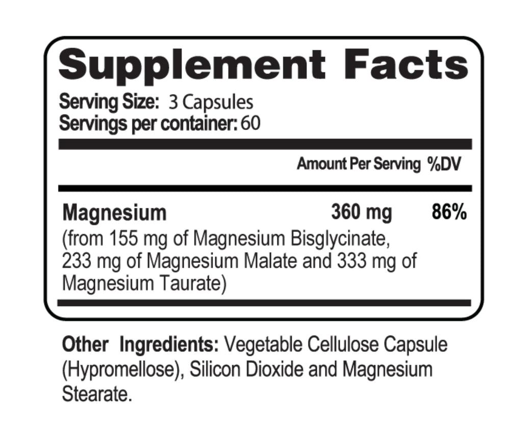 Health As It Ought To Be Magnesium Syn3rgy packaging highlights clear ingredients and dosage guidance