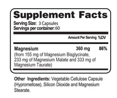 Health As It Ought To Be Magnesium Syn3rgy packaging highlights clear ingredients and dosage guidance