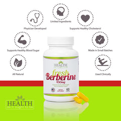 Health As It Ought To Be No Preservatives Berberine bottle