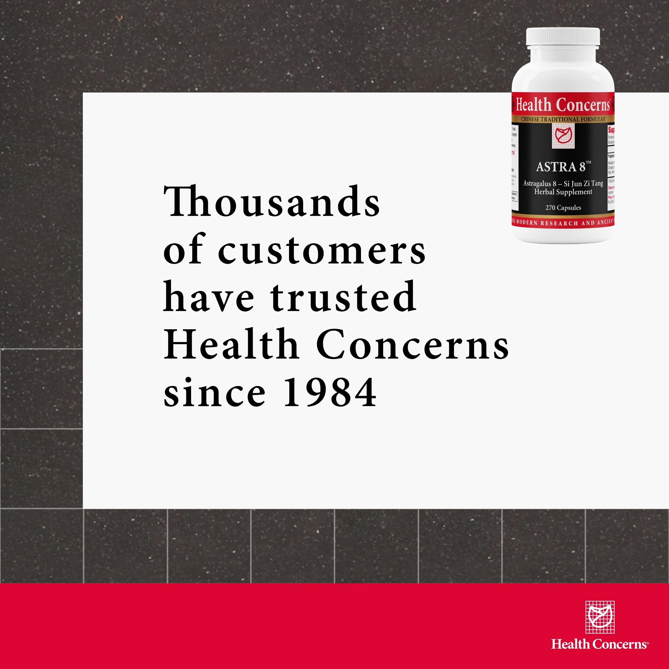 Health Concerns Astra 8 herbs closeup features astragalus ginseng schisandra