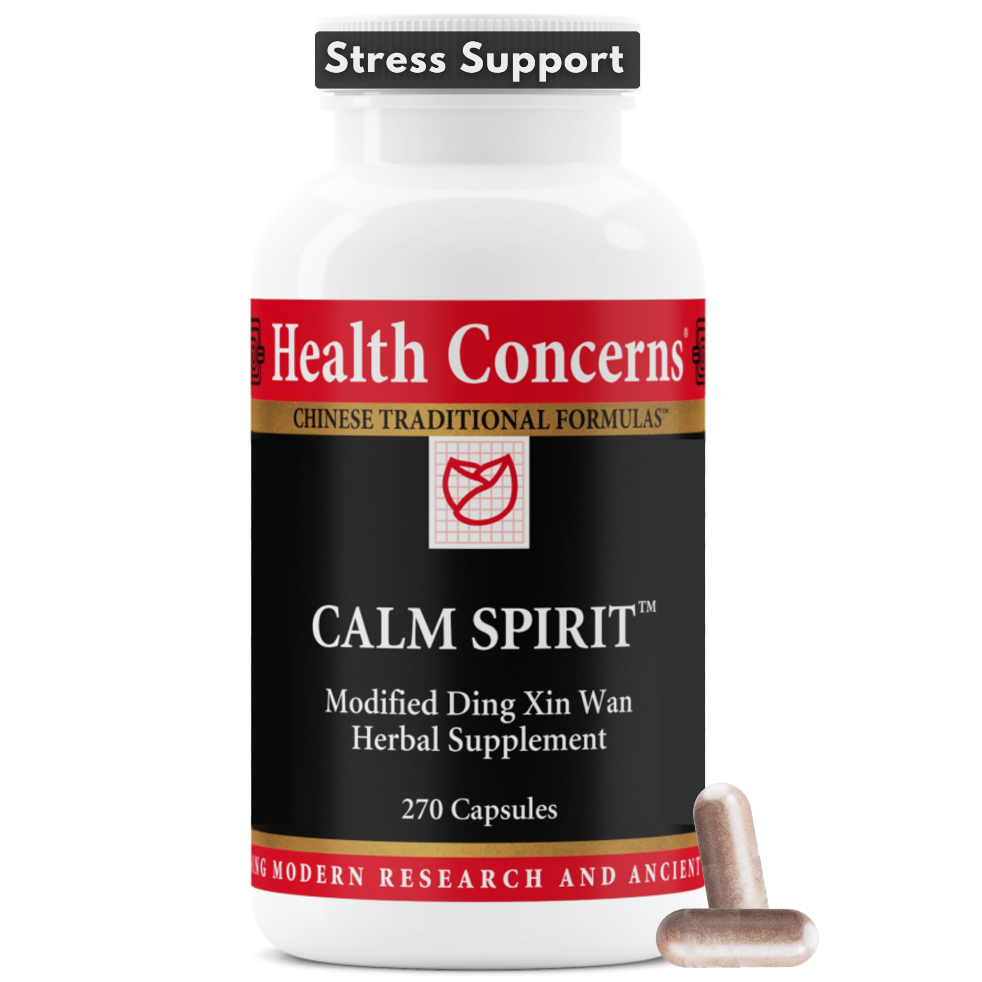Health Concerns Calm Spirit bottle with 270 capsules for daily stress support