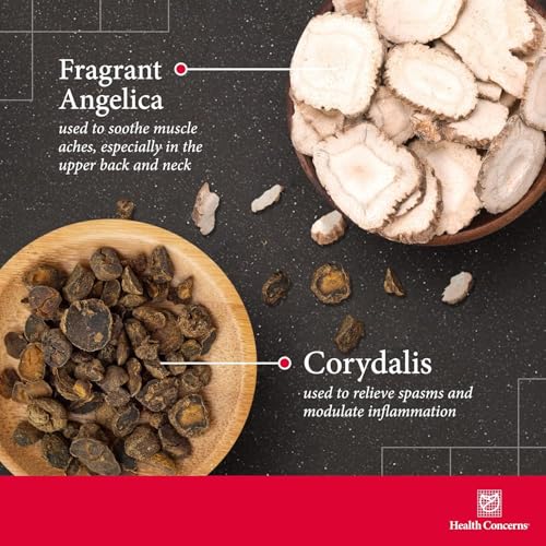 Health Concerns Channel Flow bottle features Corydalis root extract for relaxed nerves and smoother movement.