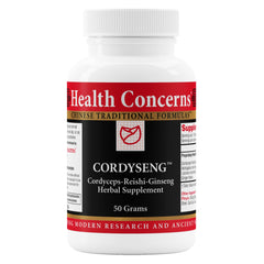 Health Concerns CordySeng Powder package shot for convenient daily immune support.
