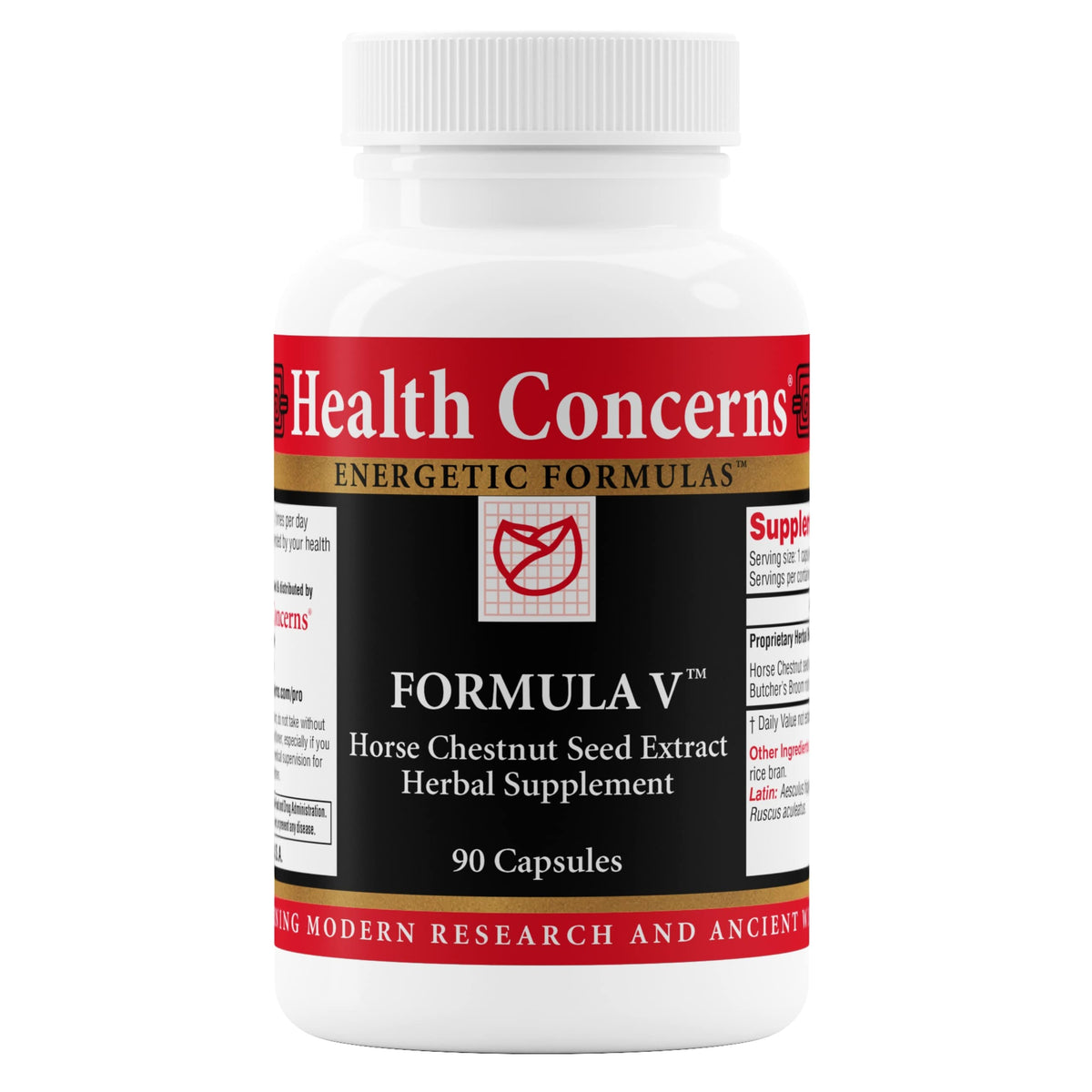 Health Concerns Formula V bottle front view highlighting product identity and use