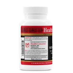 Health Concerns herbal blend ingredients featuring Skullcap and Dong Quai for traditional skin balance