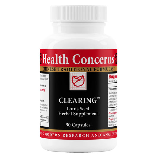 Health Concerns lotus seed bottle supports urinary and reproductive wellness.