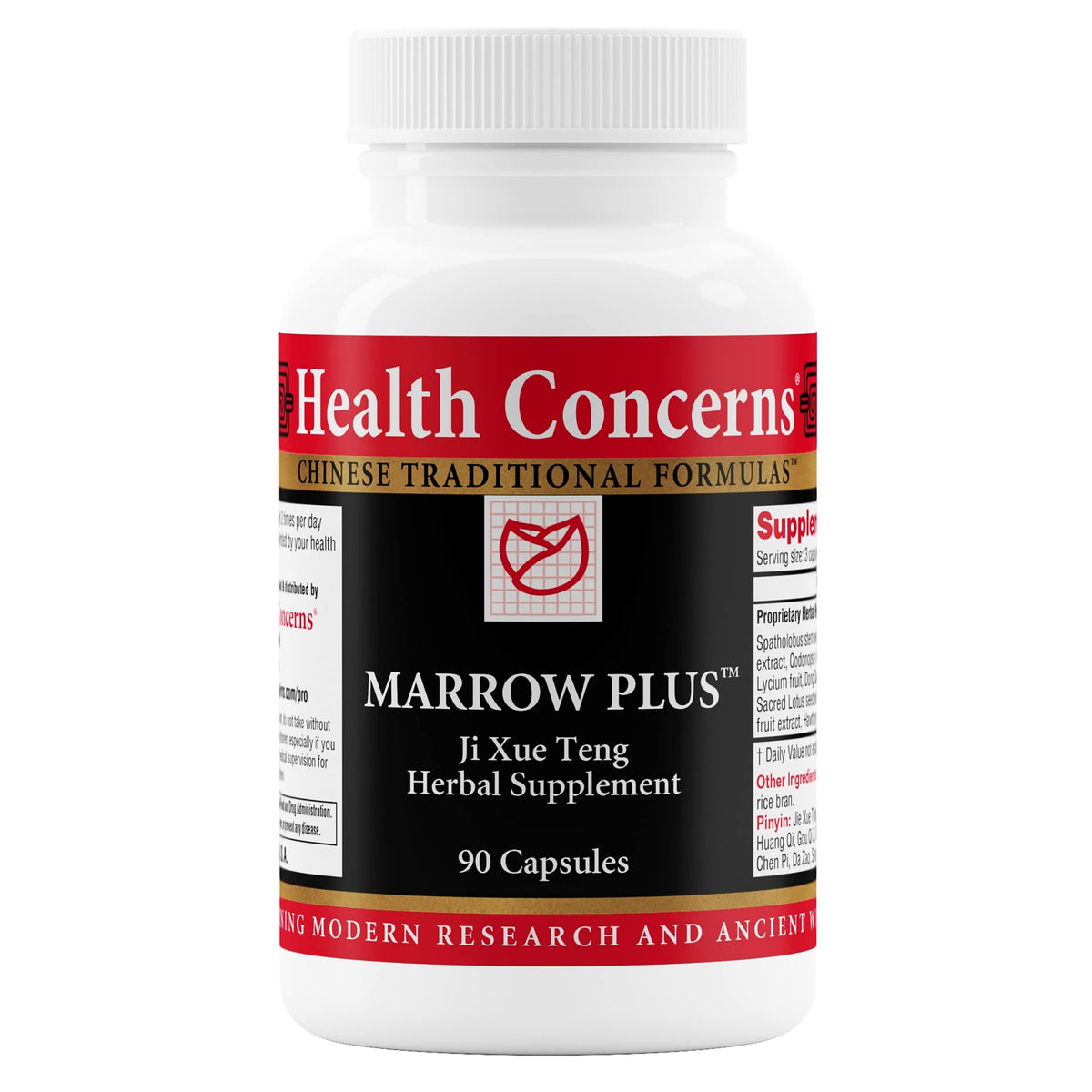Health Concerns Marrow Plus bottle for daily vitality.