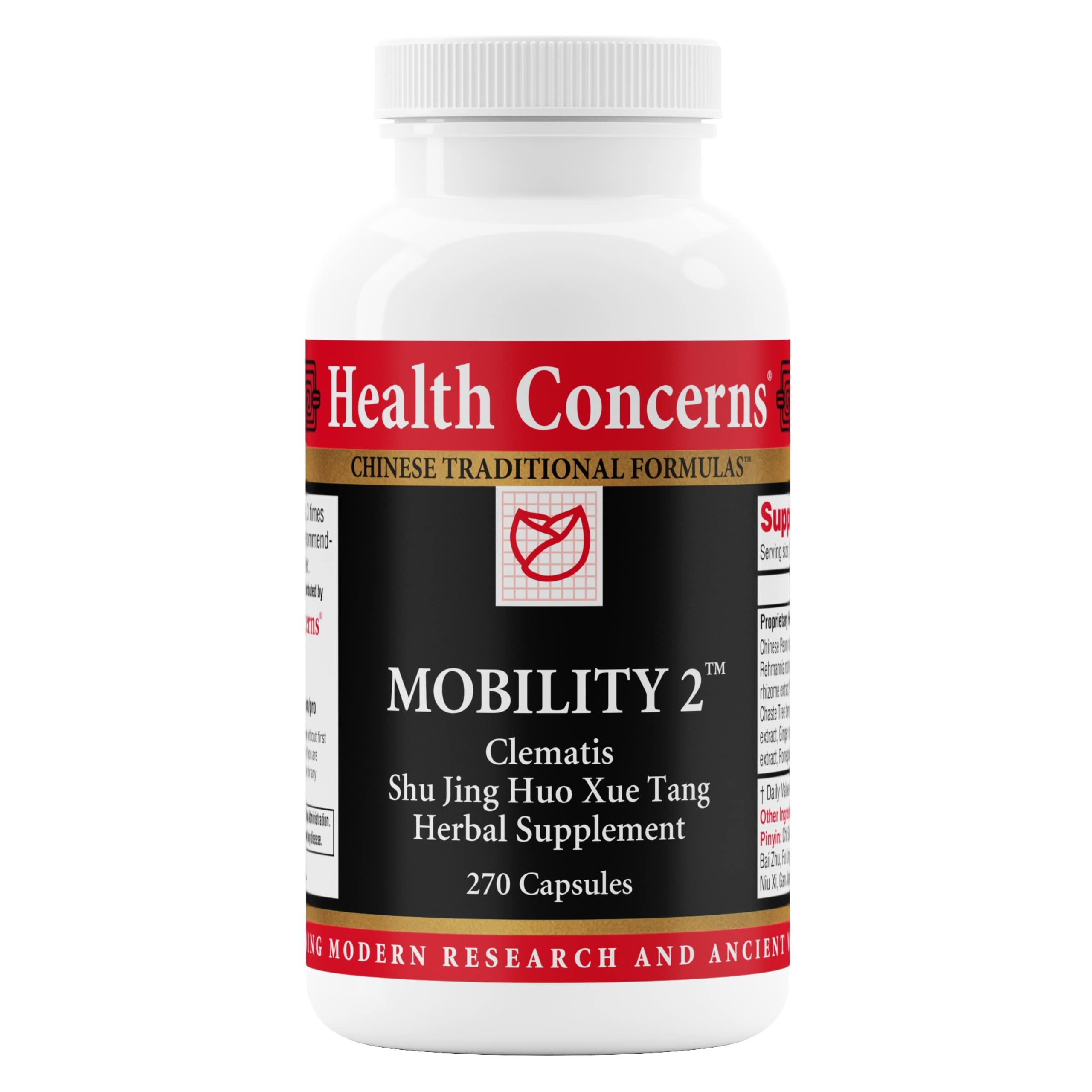 Health Concerns Mobility 2 bottle showing the joint health formula for daily support