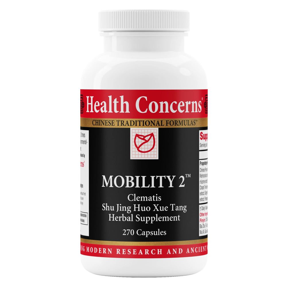 Health Concerns Mobility 2 bottle showing the joint health formula for daily support
