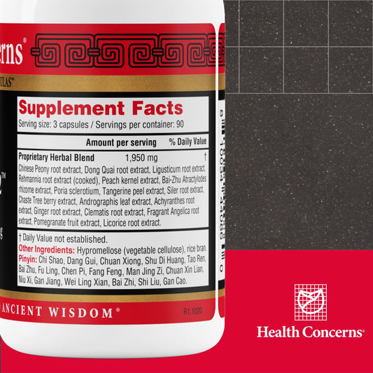 Health Concerns Mobility 2 capsules close-up, easy-to-swallow daily supplement