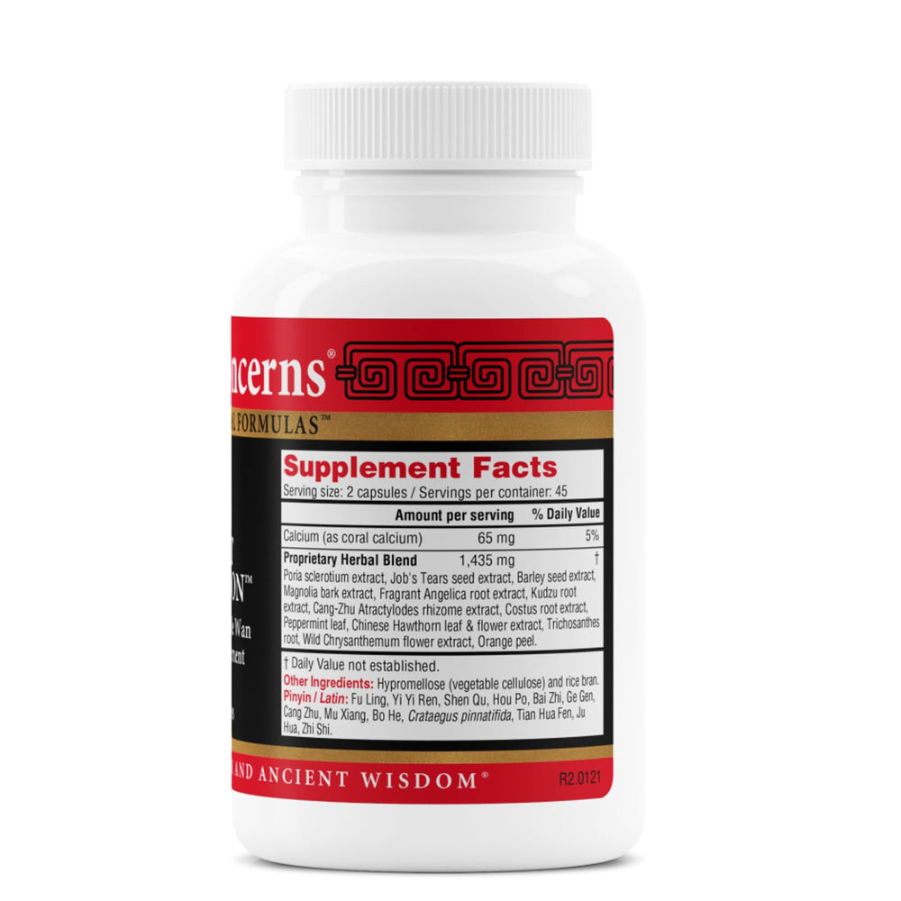 Health Concerns Quiet Digestion herbal blend capsules for gentle post-meal comfort