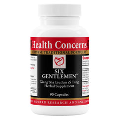 Health Concerns Six Gentlemen bottle front showing the digestive support formula