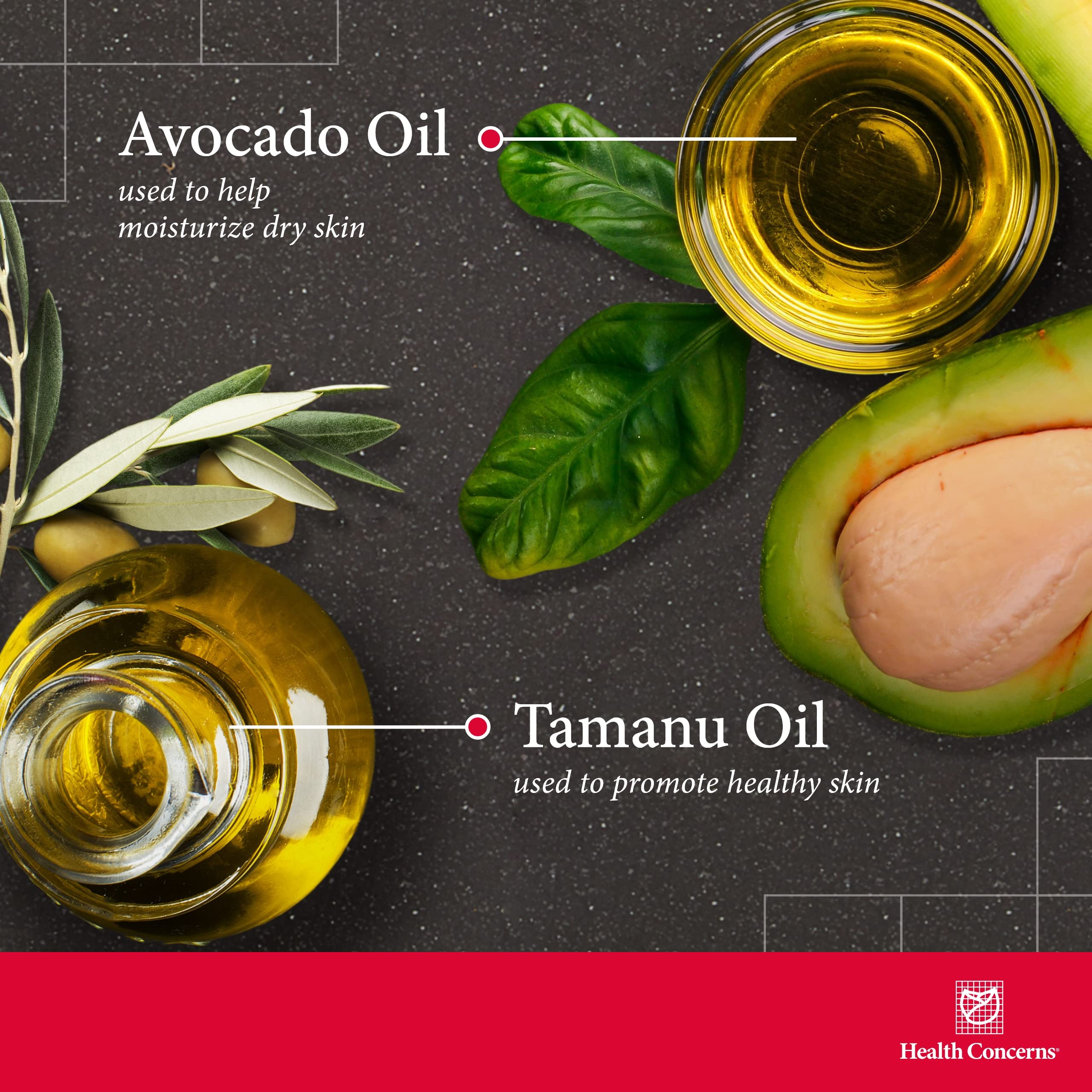Health Concerns Tamu Oil avocado essence highlights nourishing skin care