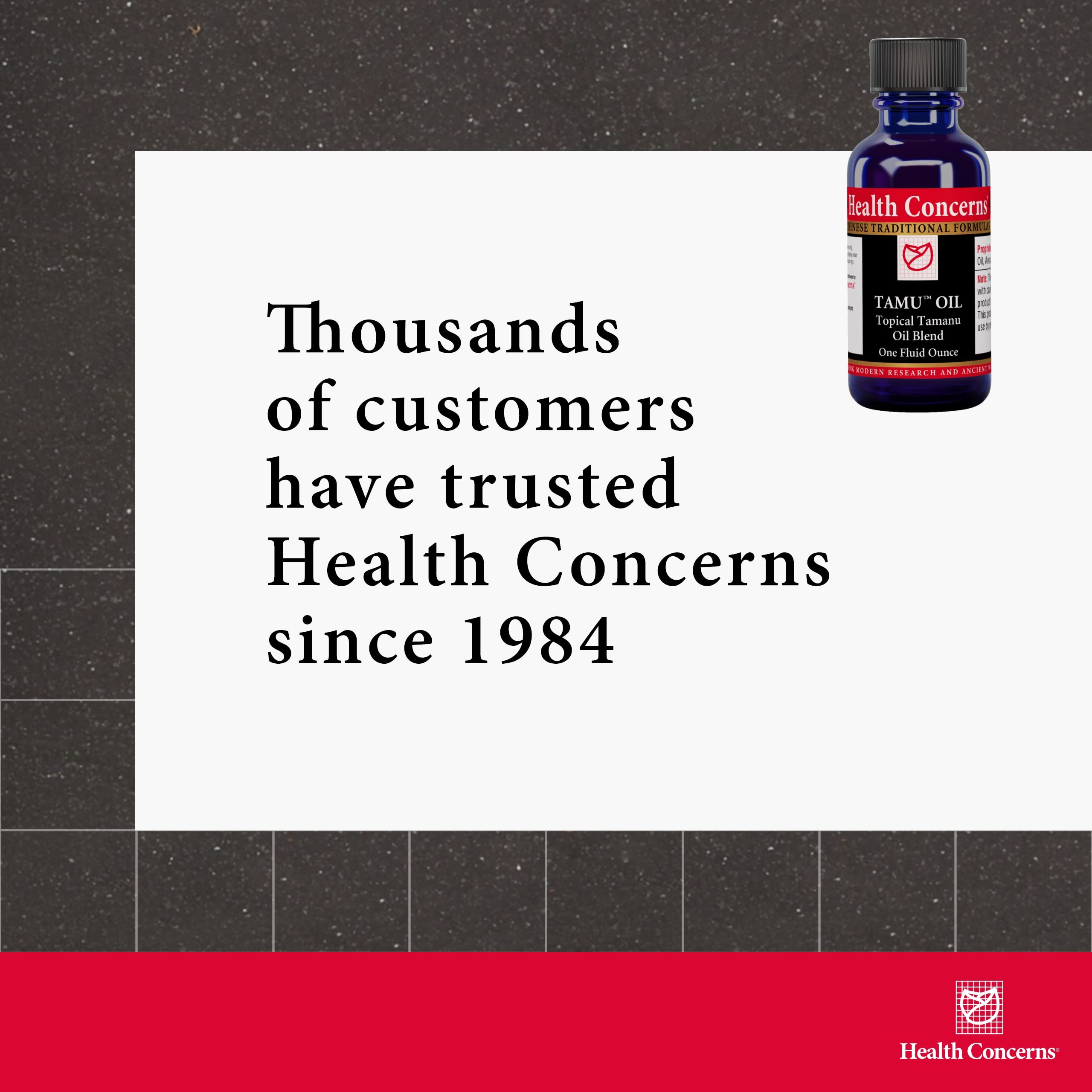 Health Concerns Tamu Oil travel 1oz bottle ready for on the go use