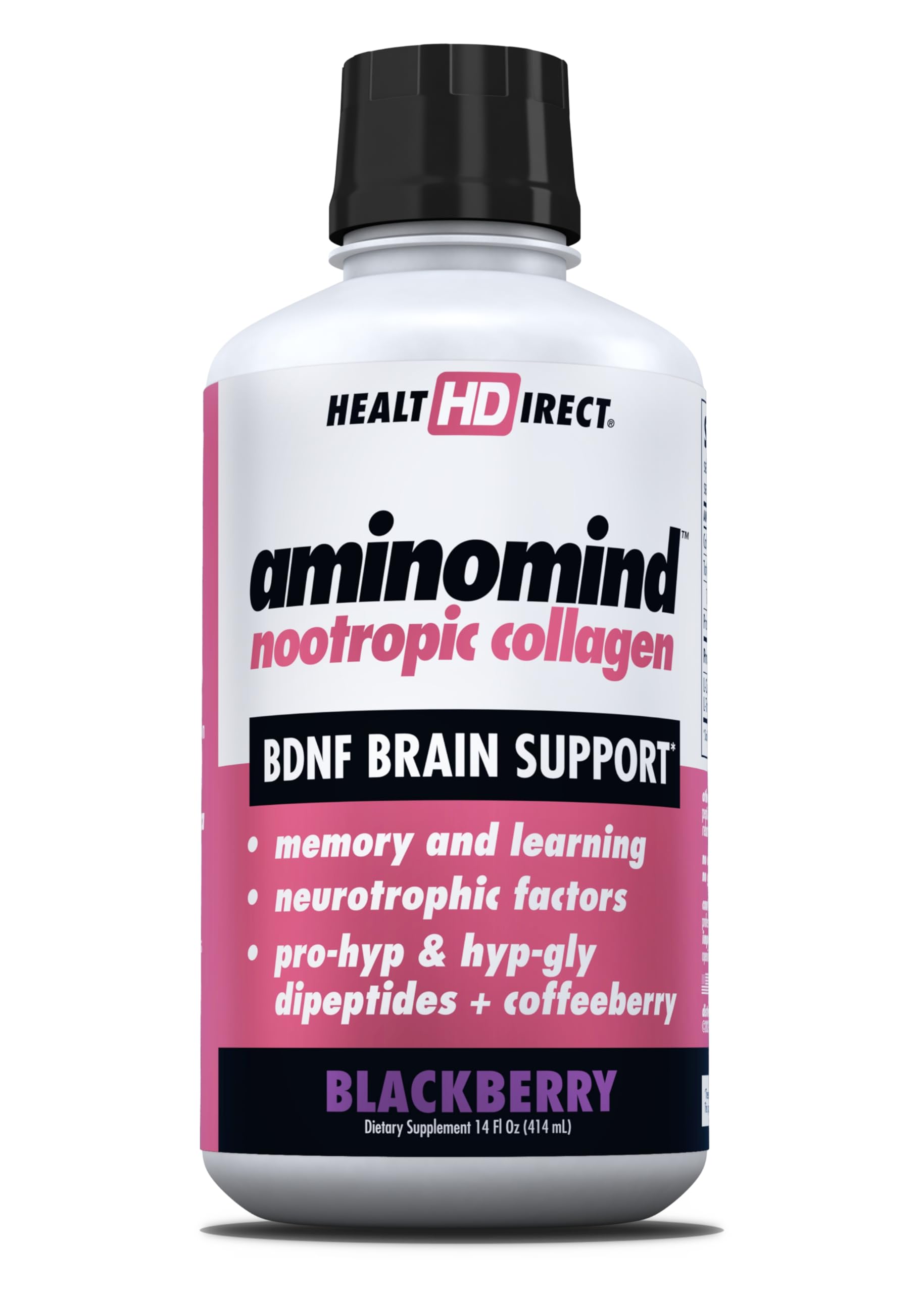 HEALTH DIRECT AminoMind bottle on desk supports daily focus and brain wellness.