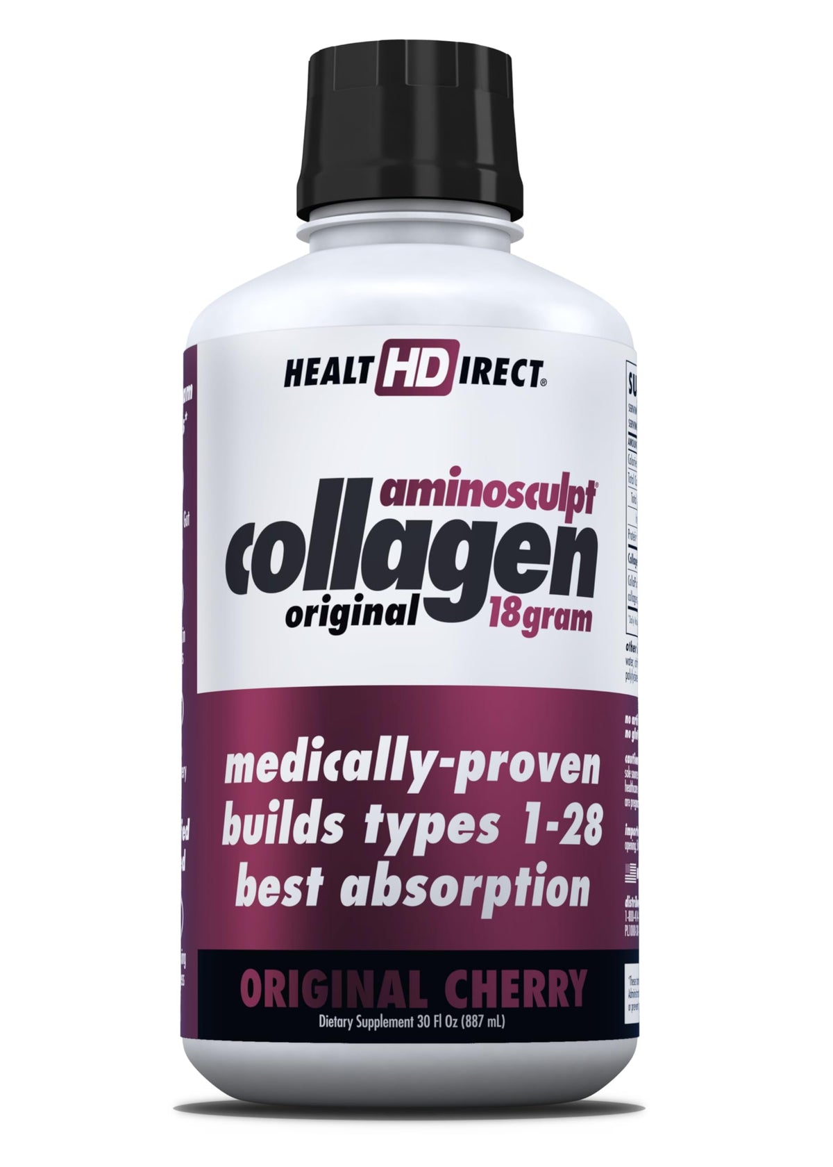 Health Direct AminoSculpt liquid collagen bottle ready to sip for daily support