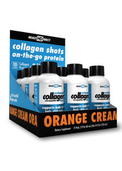 Health Direct AminoSculpt orange-cream bottle for daily collagen support.