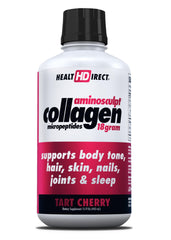 HEALTH DIRECT AminoSculpt tart cherry bottle liquid collagen for easy daily use and absorption.
