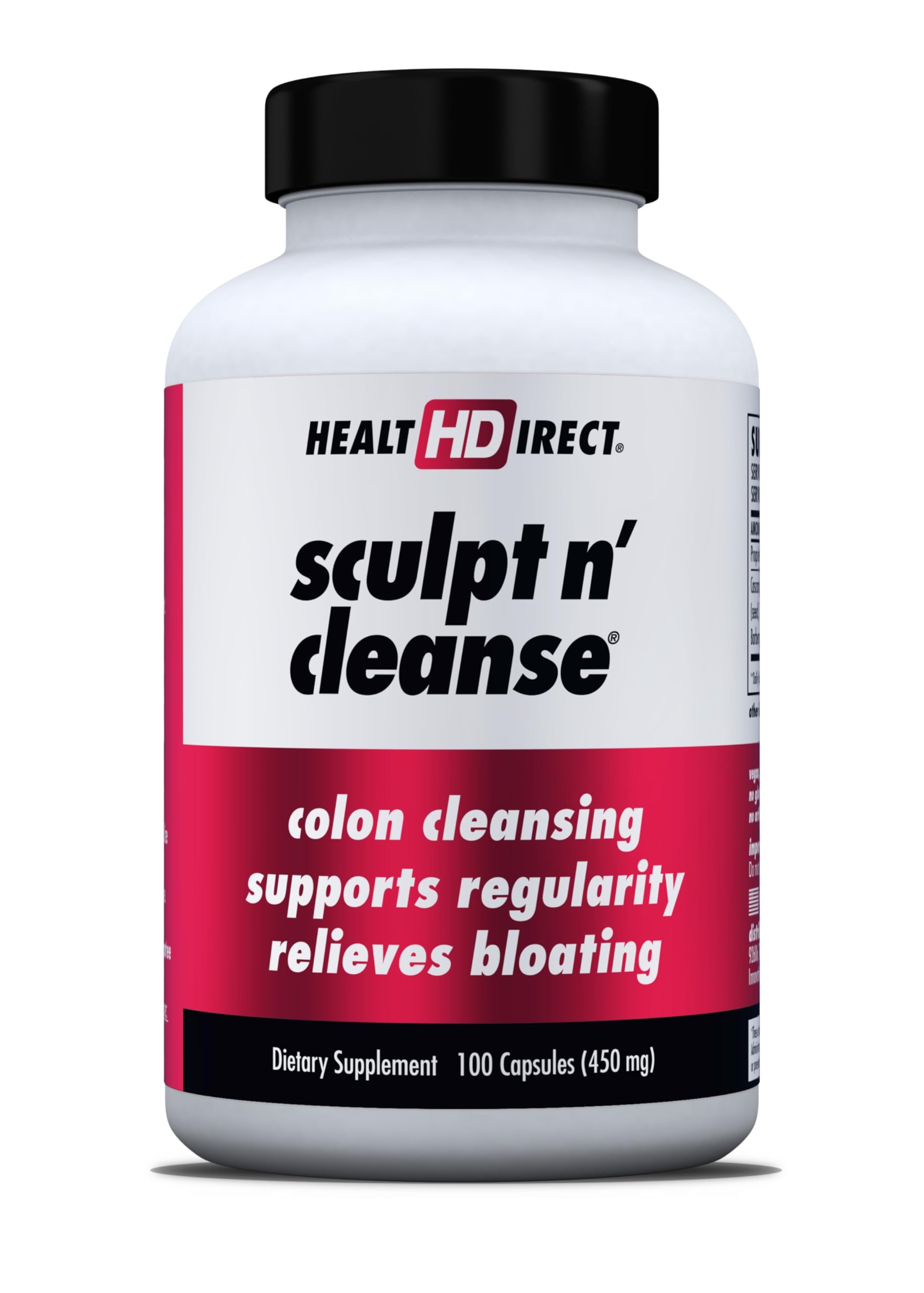 Health Direct Sculpt n' Cleanse bottle front supports digestive wellness.