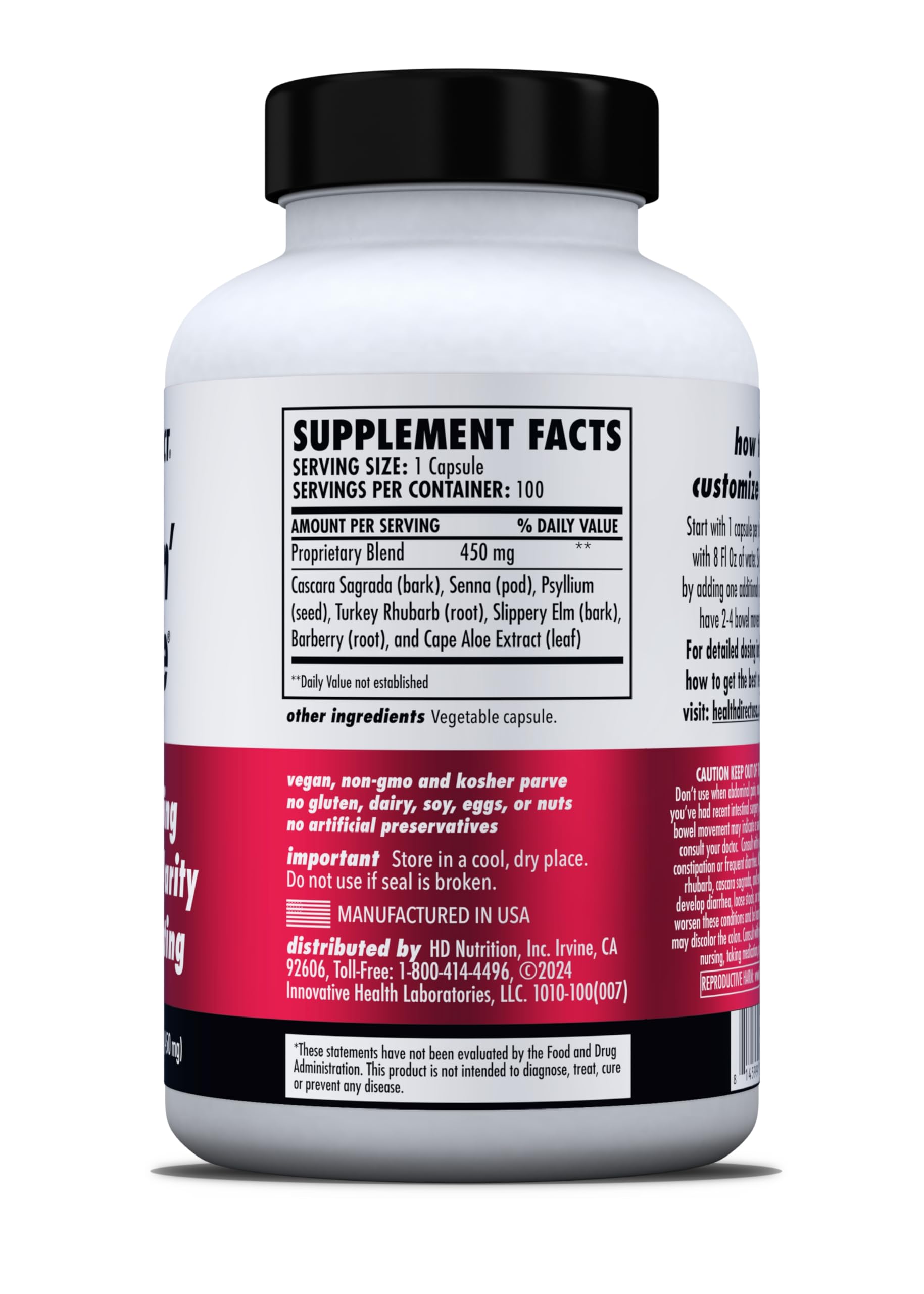 Health Direct Sculpt n' Cleanse digestive scene suggests a daily routine after meals.