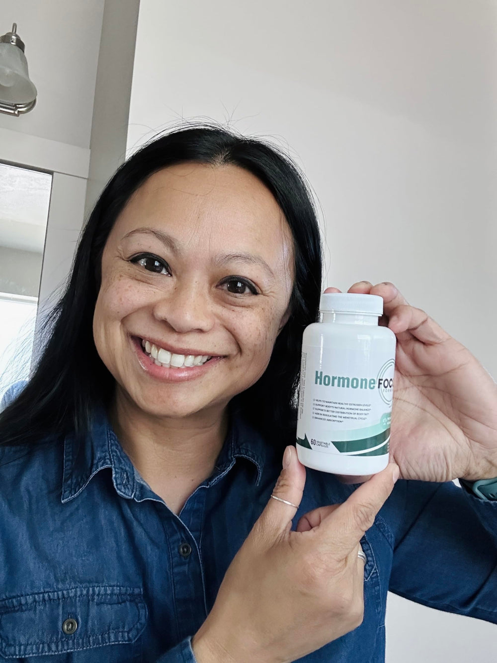 Health Focused Hormone Focus exterior box highlights quality manufacturing in the USA