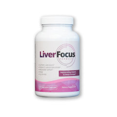 Health Focused JJ Smith Liver Focus bottle front aiding metabolism and daily energy.