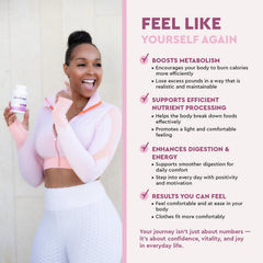 Health Focused JJ Smith Liver Focus capsules on table for digestion comfort.