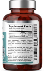 Health Genesis B-3 capsules for daily use supporting skin resilience.